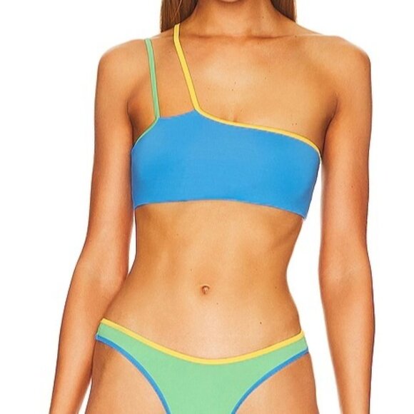 Stone Fox Swim Ibiza Top‎ Apple Mint Tranquil Size L NEW - Picture 1 of 3